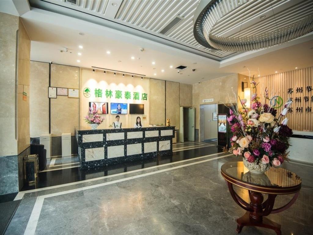 Greentree Inn Jiangsu Suzhou Wuzhong District Dongwu North Road Business Hotel Eksteriør bilde